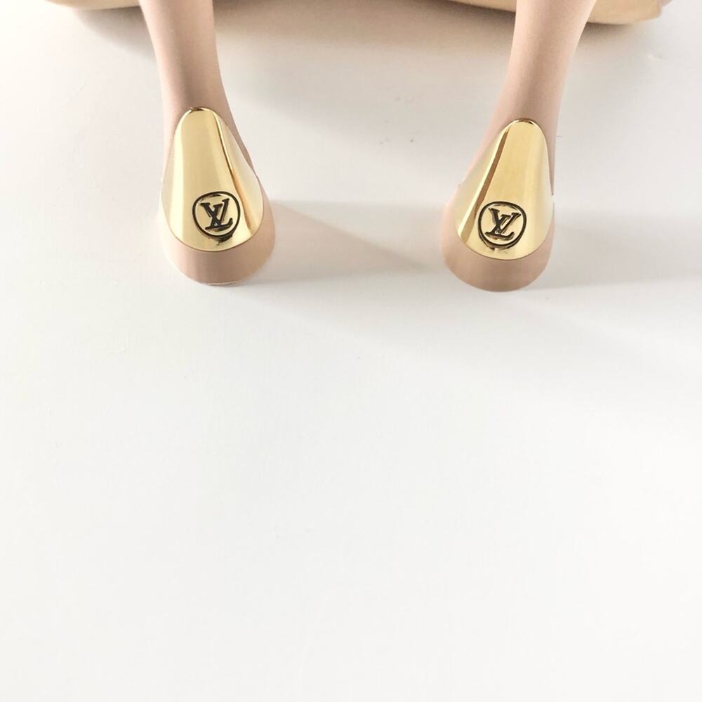 NIB Louis Vuitton Sparkle Slingback Pointed Toe Pumps 37 - Picture 7 of 11